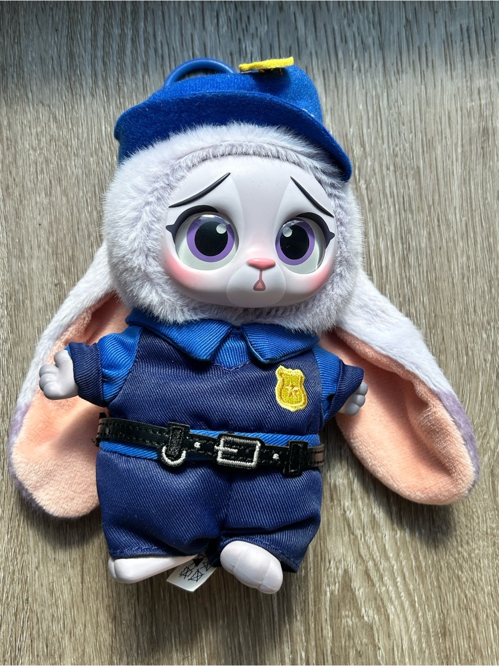 Disney Zootopia Officer Judy Hopps Vinyl Plush Keychain - Miniso